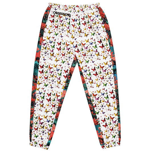 Obsessions unisex lovers butterfly paradise track pants