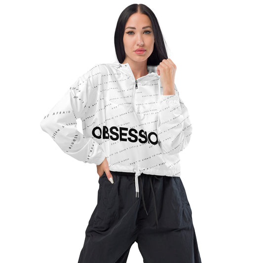 Women’s Obsessions cropped windbreaker